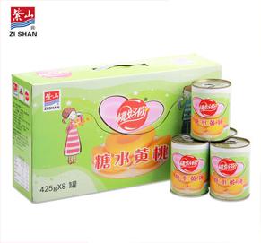 2017 new product sugar water yellow peach